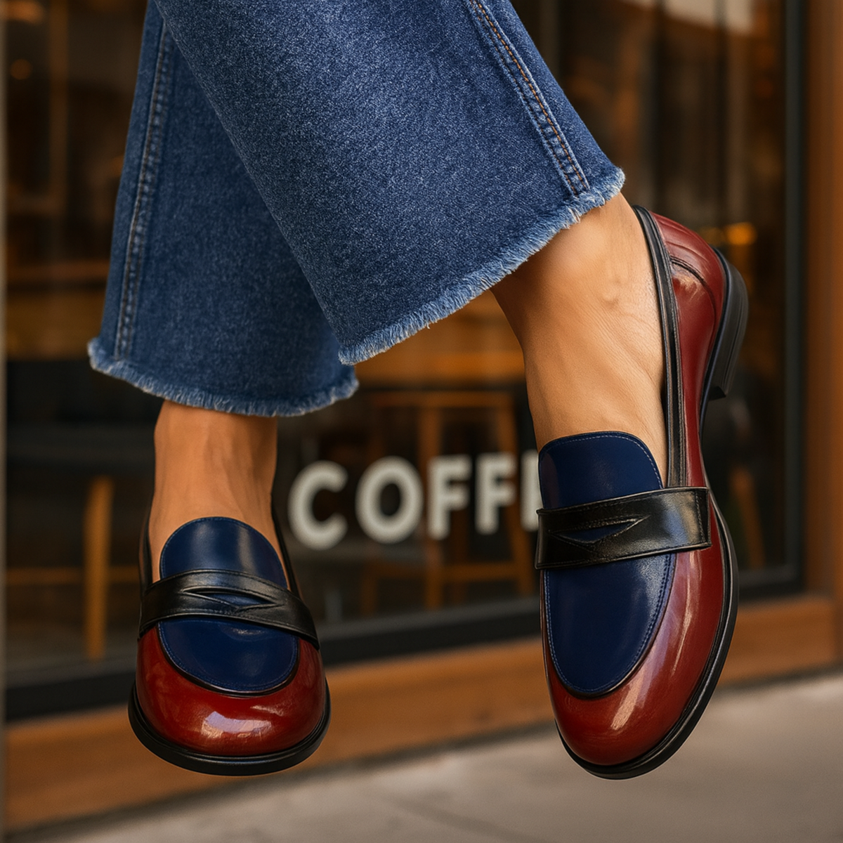 Flixie Women's Classic Loafers, view 2