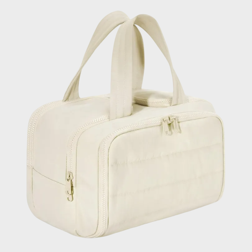 Ella Women's Wide Opening Taslan Toiletry Bag, view 6