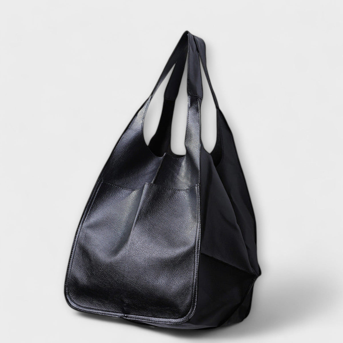 Zayna Women's Oversized PU Leather Shoulder Bag, view 1