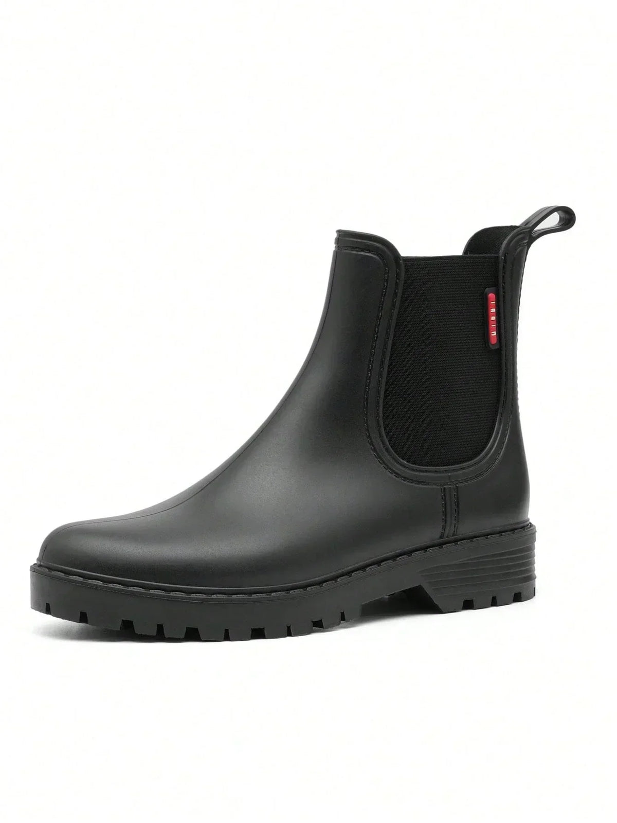 Eloura Women's Matte Rubber Chelsea Boots, view 6