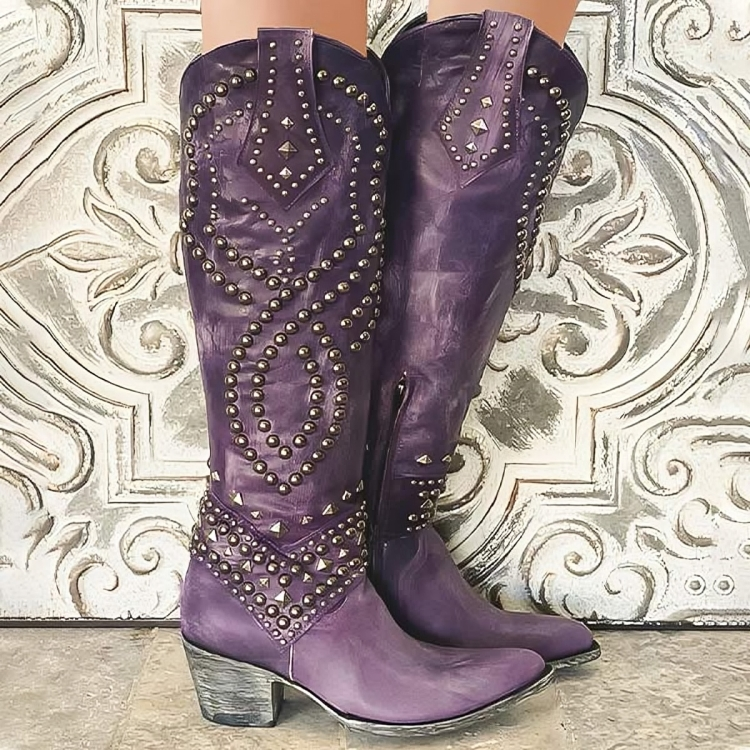 Seraphina Women's Stud Western Boots, view 1