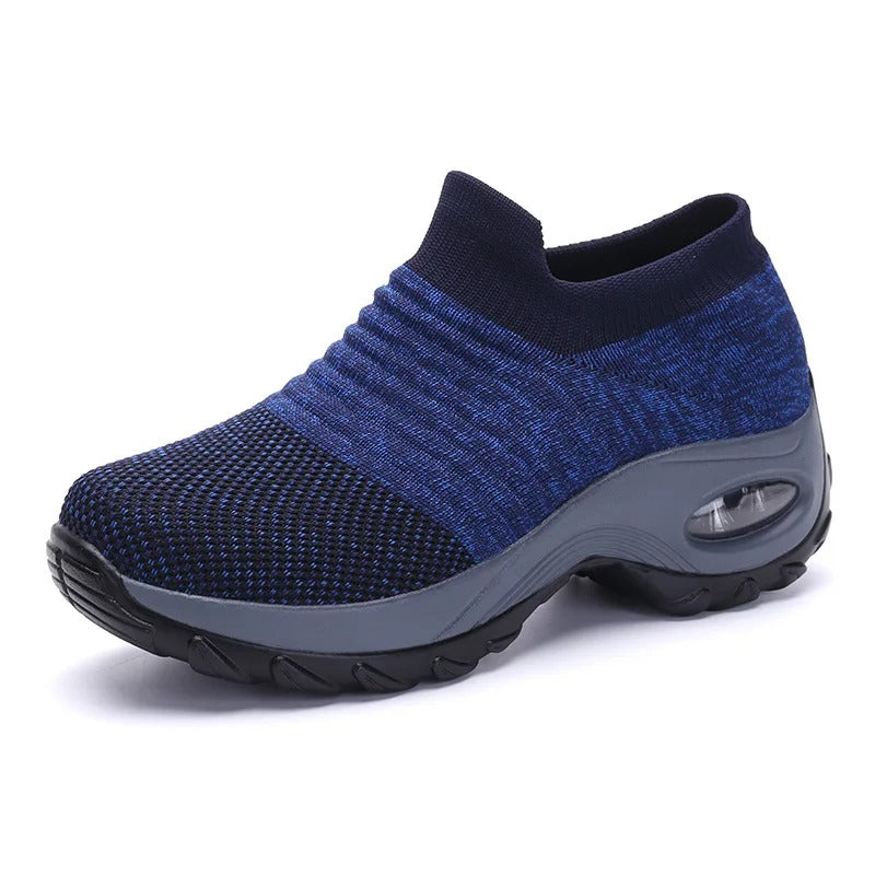 Pearl Women's Knit Slip On Trainers, view 10