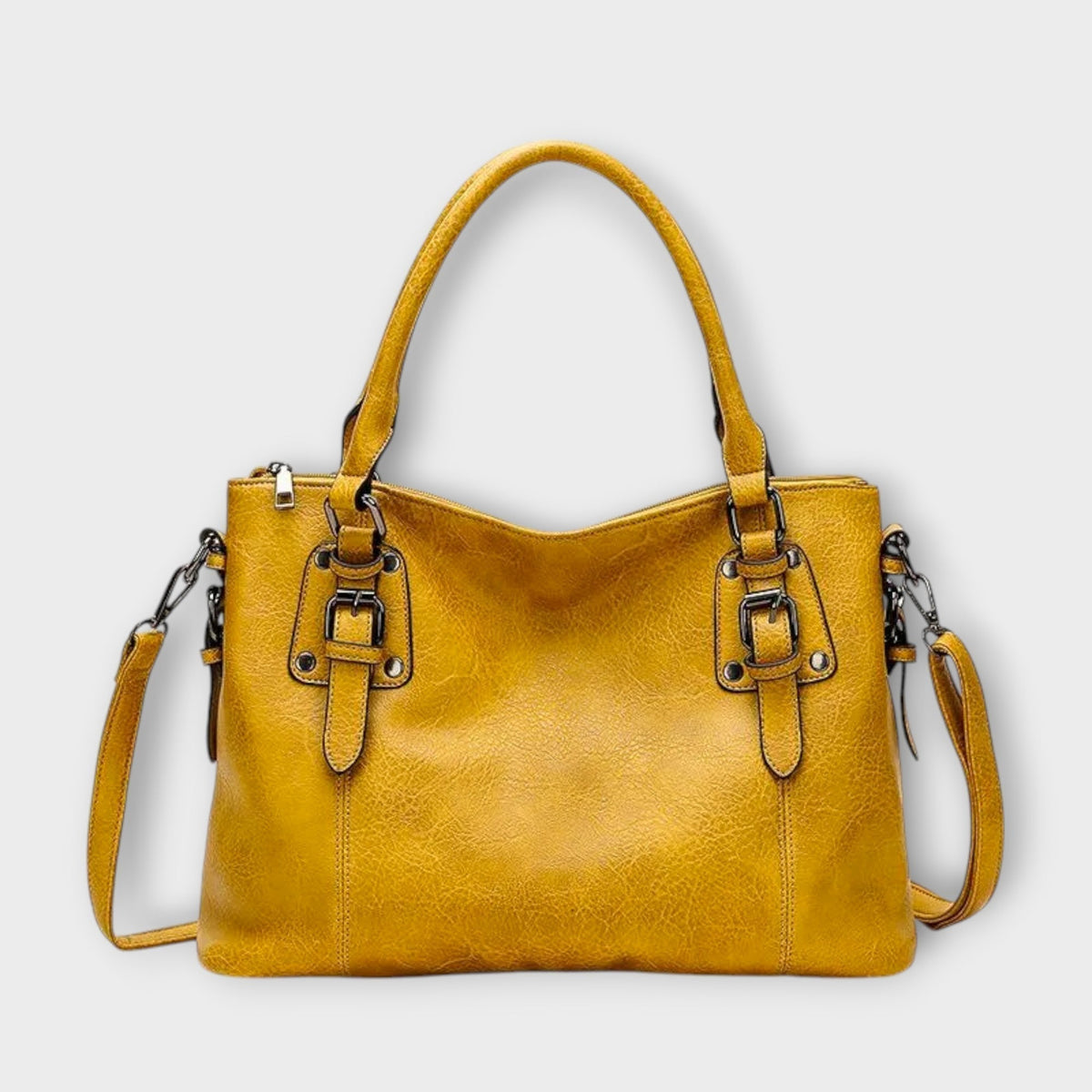 Como Women's Leather Magnetic Flap Shoulder Bag, view 5