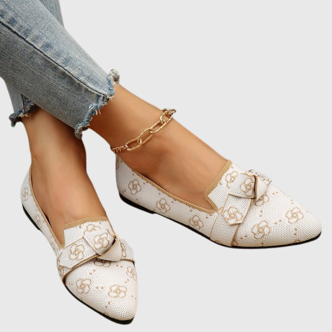 Marigold Women's Floral Print Loafers, view 3