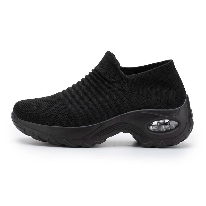 Pearl Women's Knit Slip On Trainers, view 9