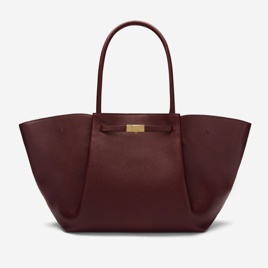 Milan Women's Leather Belted Handbag, view 4