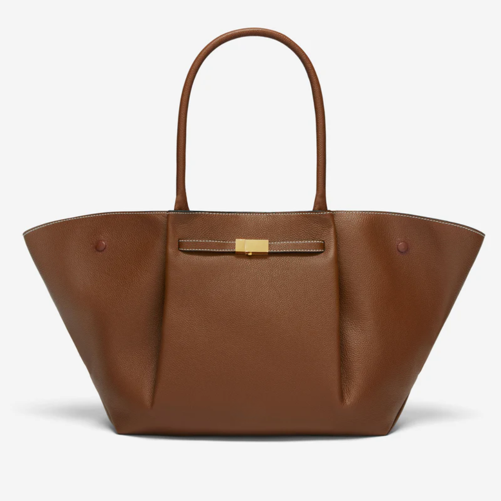 Milan Women's Leather Belted Handbag, view 3