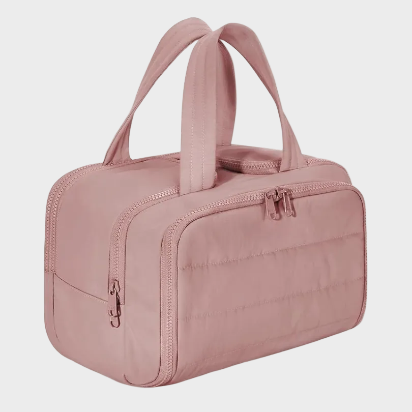 Ella Women's Wide Opening Taslan Toiletry Bag, view 4