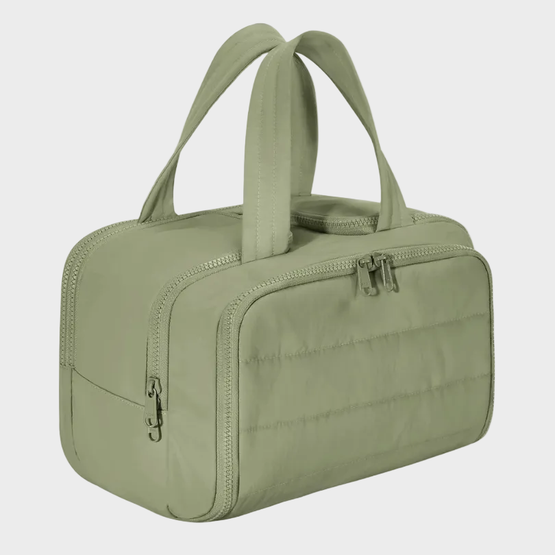 Ella Women's Wide Opening Taslan Toiletry Bag, view 5