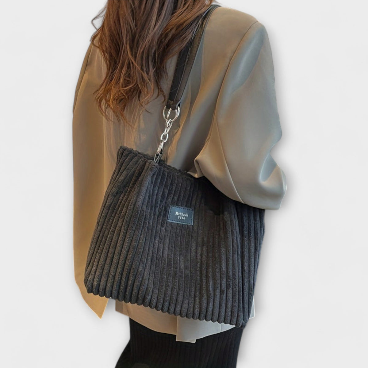 Xella Women's Corduroy Shoulder Bag, view 6