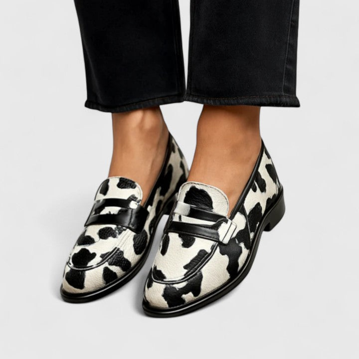 Zhaylin Women's Printed Slip On Loafers, view 2