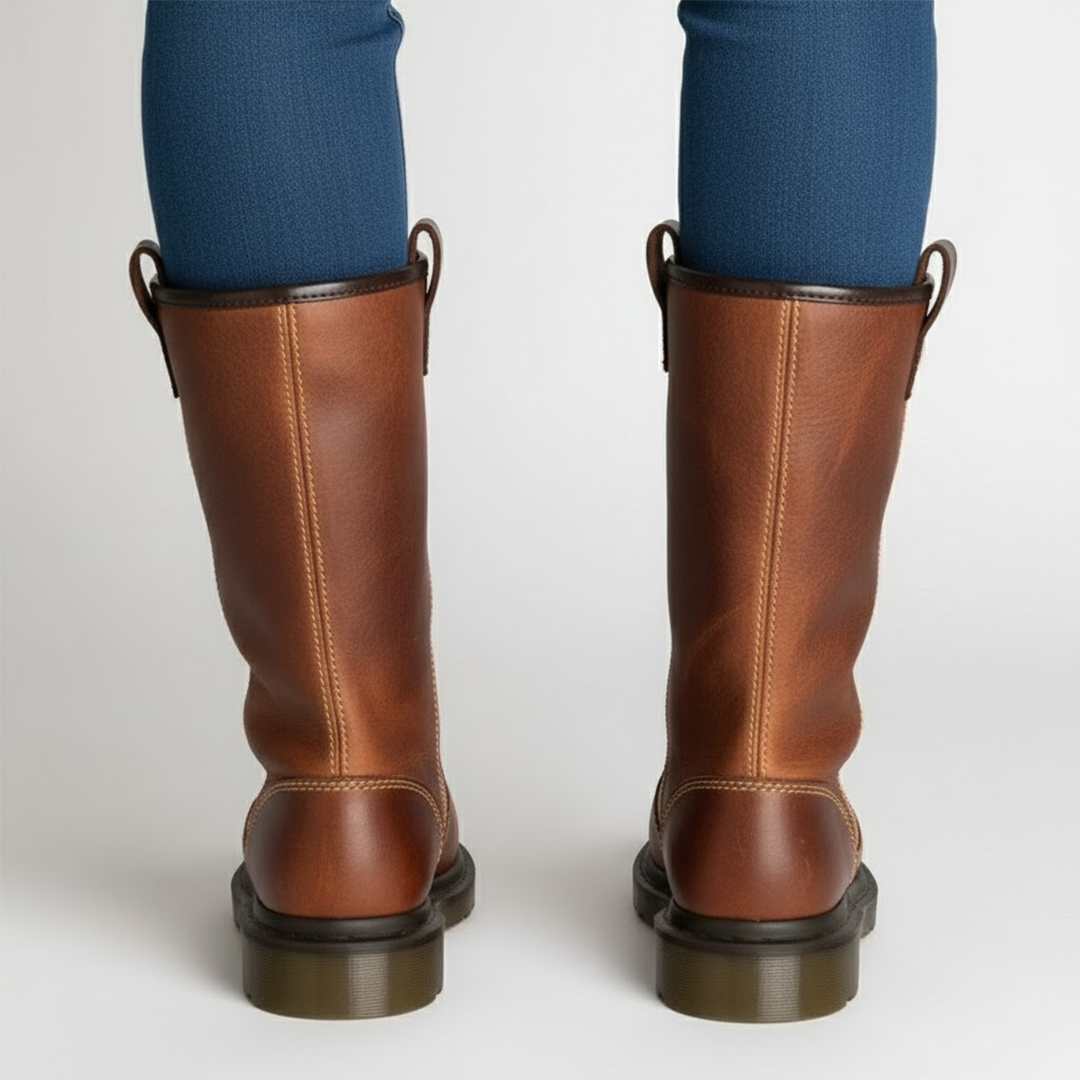 Verity Women's Lined Leather Boots, view 3