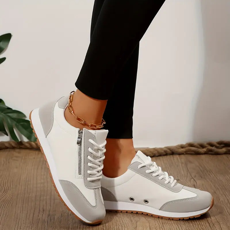 Mariella Women's Lace Up Platform Trainers, view 2