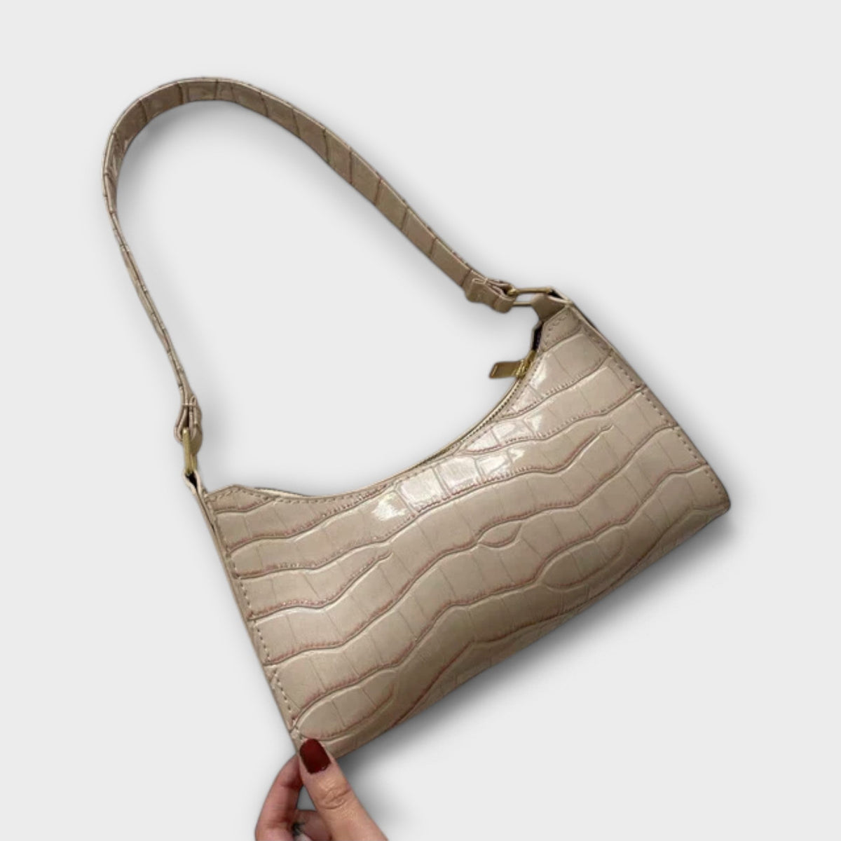 Bella Women's Leather Look Handbag, view 14