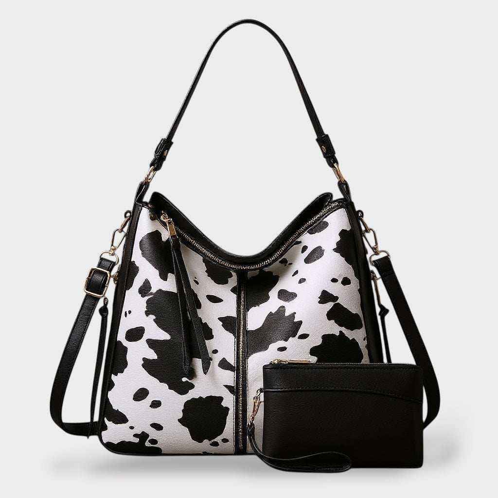 Evengelia Women's Printed Tote Bag With Wristlet, view 6