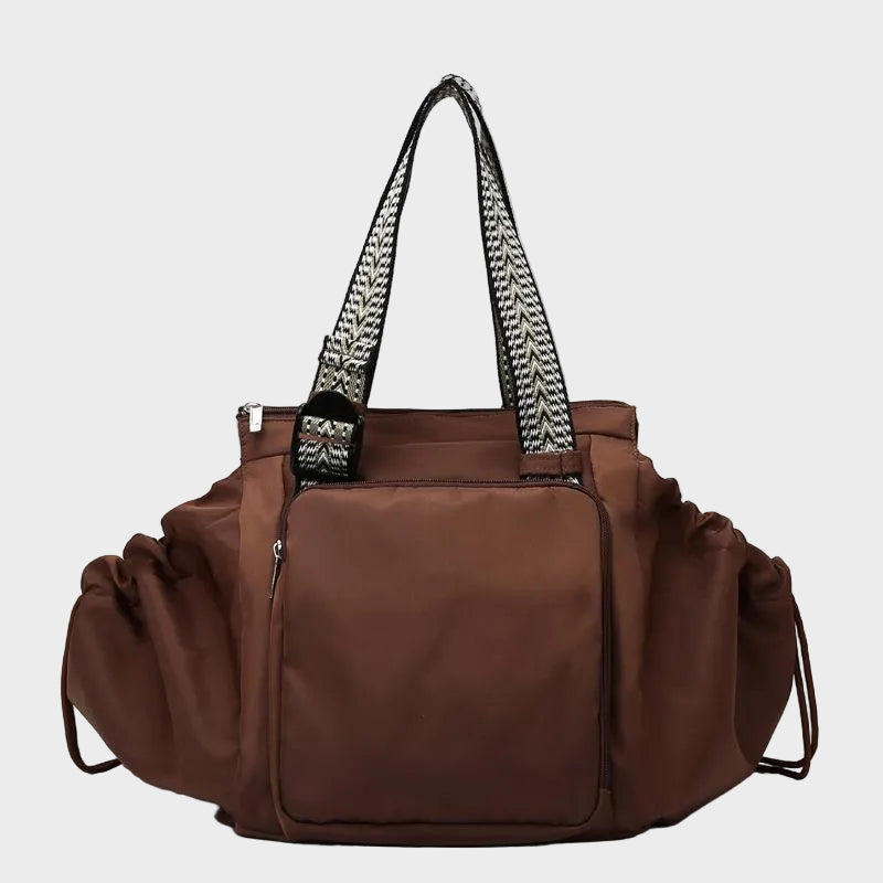 Ezra Women's Woven Strap Tote Bag, view 3
