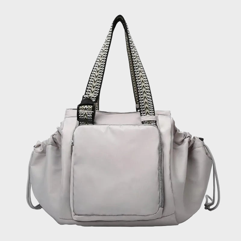 Ezra Women's Woven Strap Tote Bag, view 5