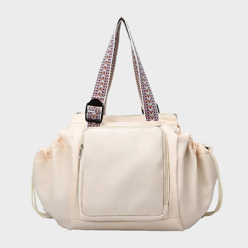 Ezra Women's Woven Strap Tote Bag, view 6