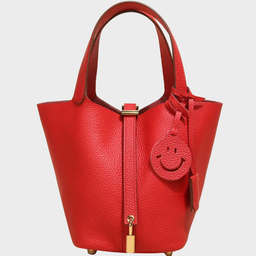 Kate Women's Pebbled Texture Lock Detail Handbag, view 32