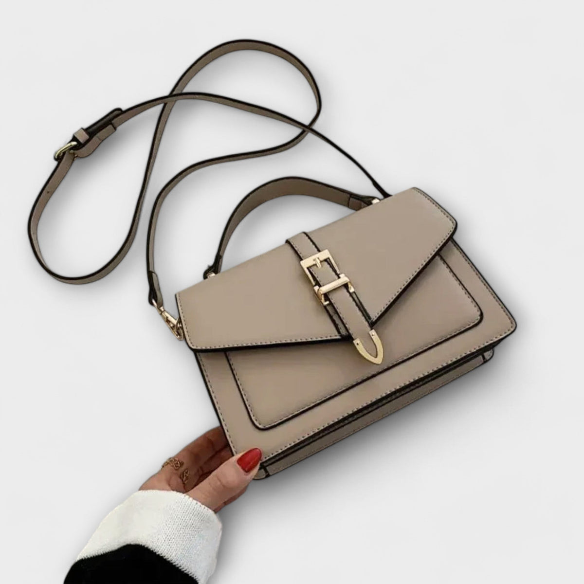 Polia Women's Faux Leather Flap Shoulder Bag, view 1