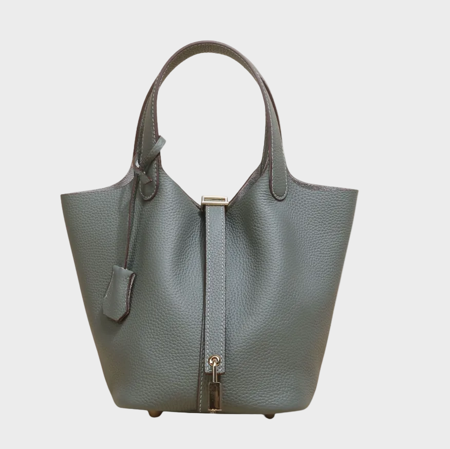 Kate Women's Pebbled Texture Lock Detail Handbag, view 21