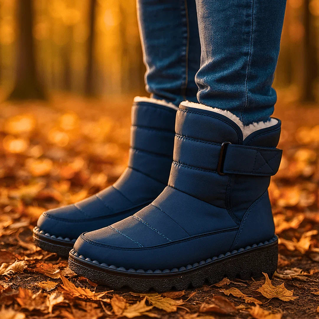 Sabrina Women's Faux Fur Quilted Ankle Boots, view 2