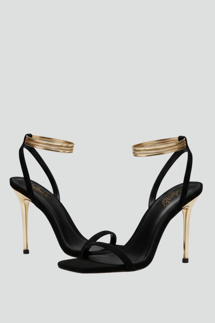 Jemima Women's Thin Strap Stiletto Ankle Strap Sandals, view 1