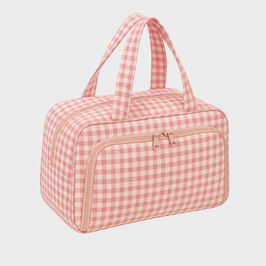 Ella Women's Wide Opening Taslan Toiletry Bag, view 13