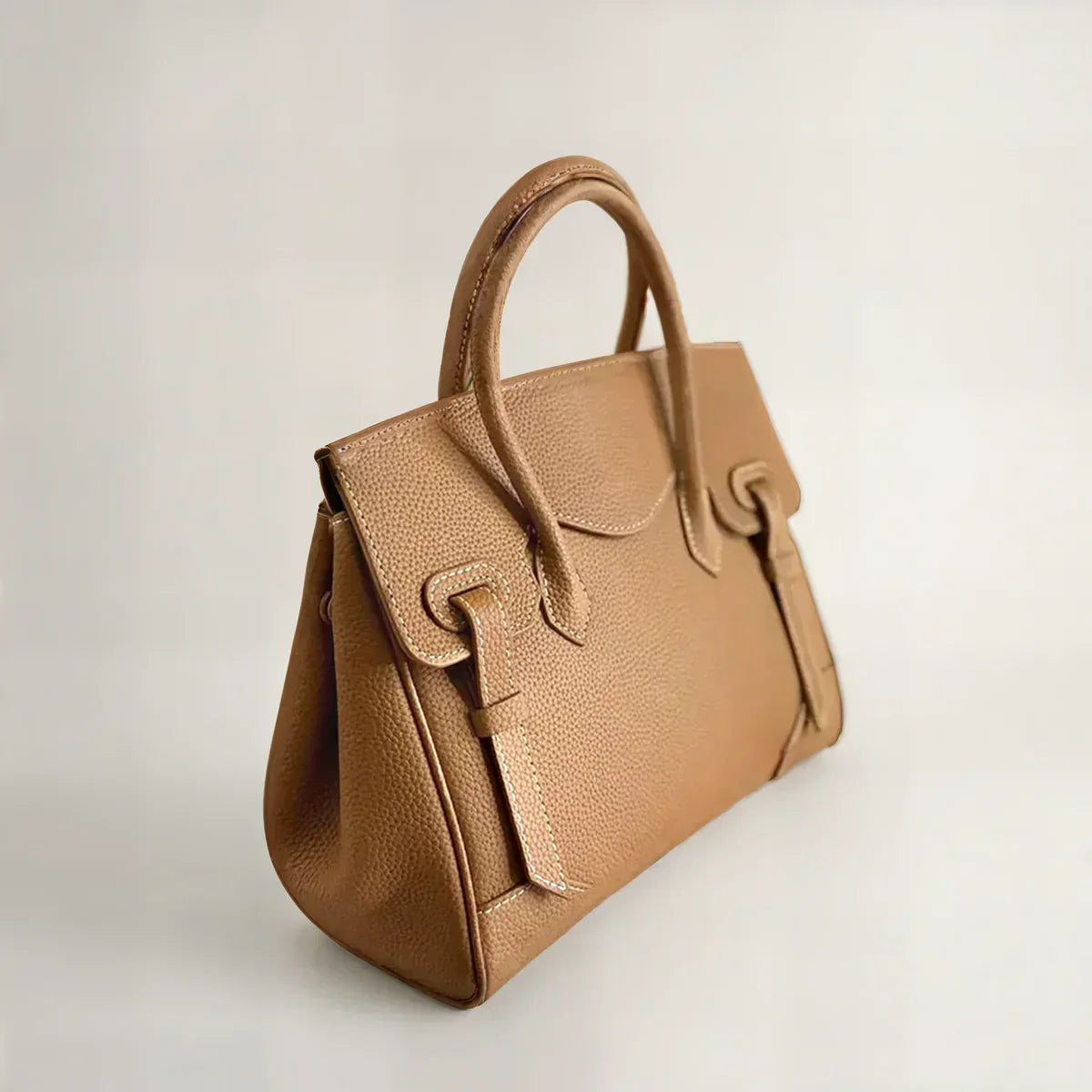 Petrina Women's Structured Leather Crossbody Bag, view 5