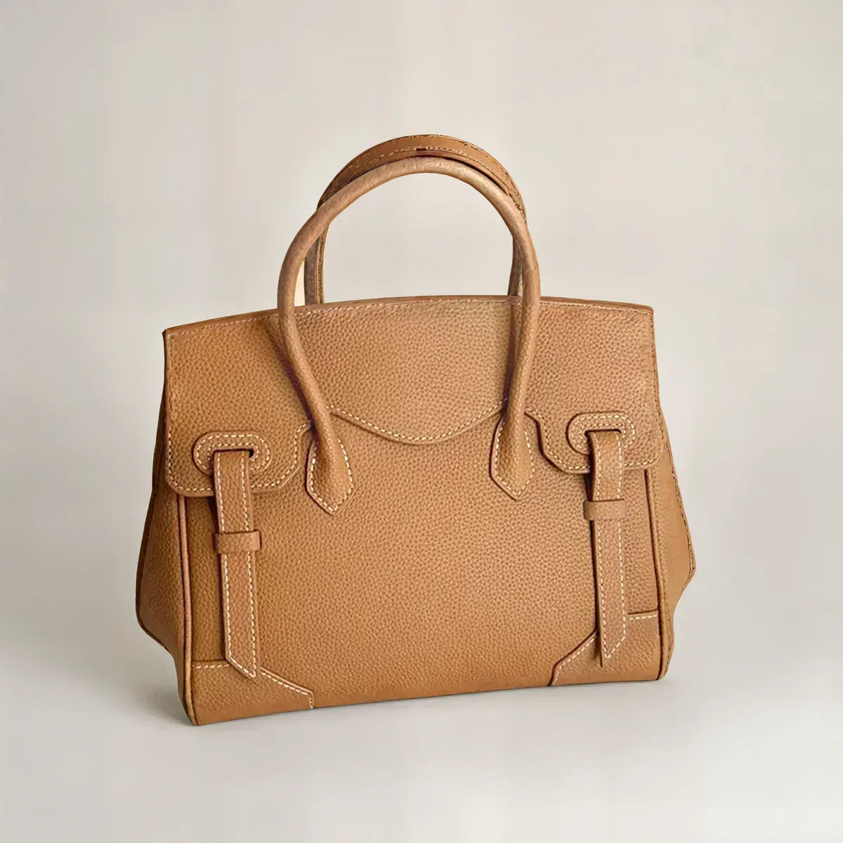 Petrina Women's Structured Leather Crossbody Bag, view 8