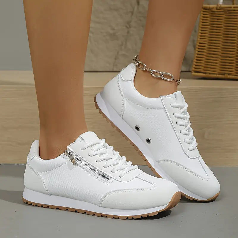 Mariella Women's Lace Up Platform Trainers, view 3