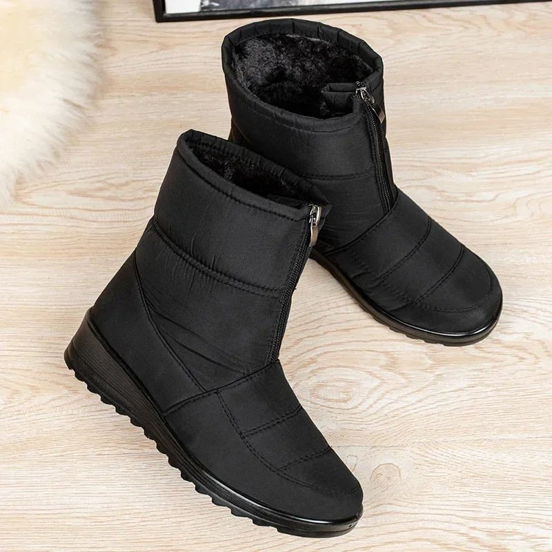 Blythe Women's Quilted Side Zip Ankle Boots, view 10