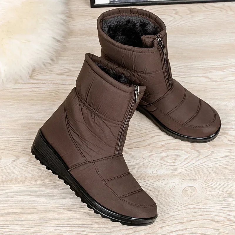 Blythe Women's Quilted Side Zip Ankle Boots, view 11