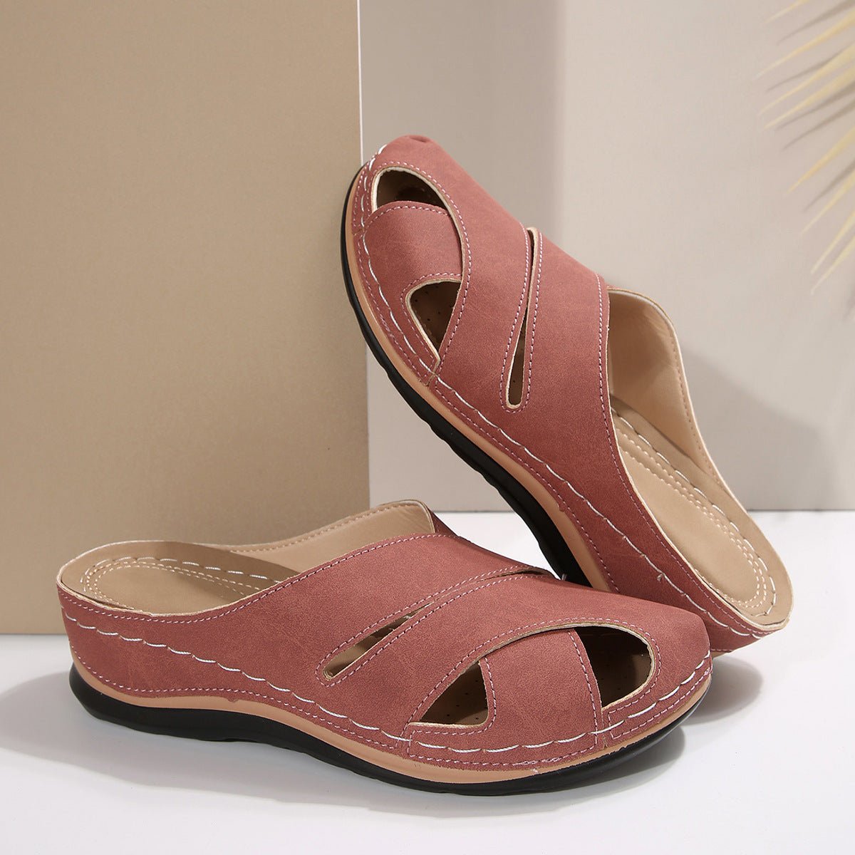 Blythe Women's Open Toe Slip On Sandals, view 3