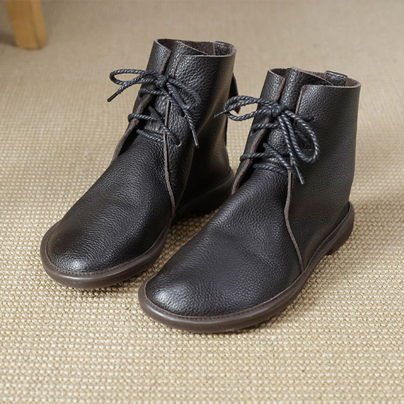 Laurel Women's Round Toe Lace Up Ankle Boots, view 7