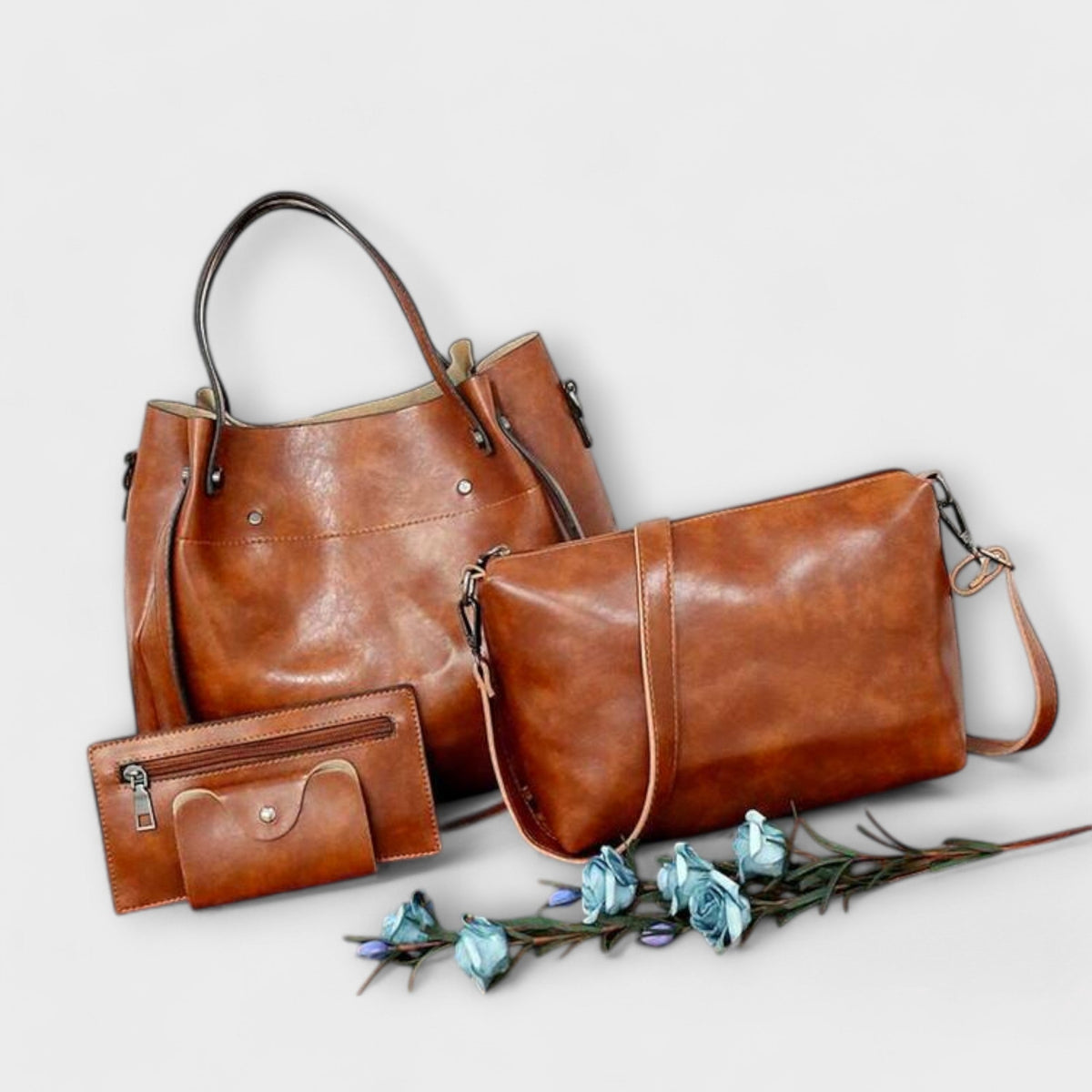 Clemency Women's Four Piece Matching Handbag Set, view 1