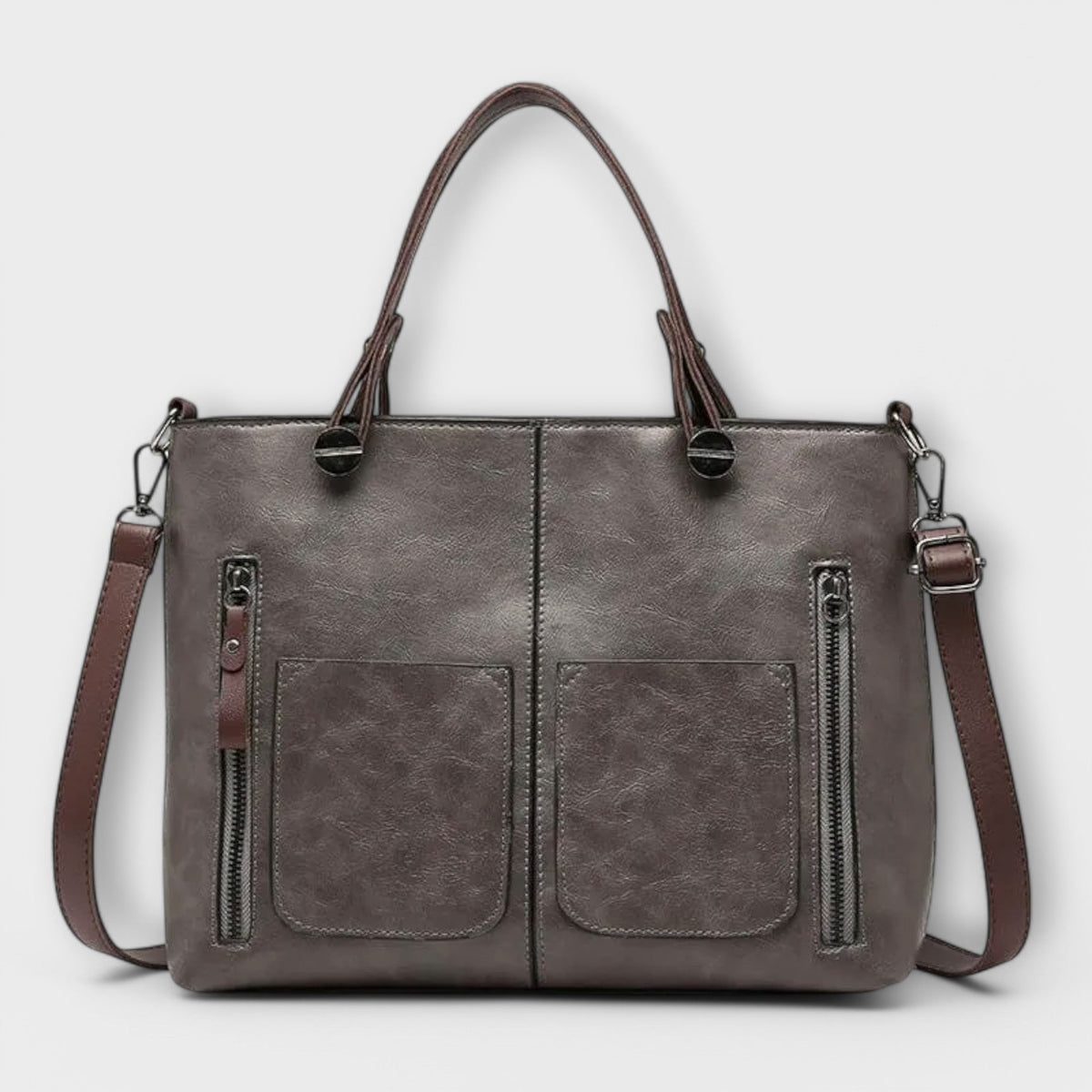 Eline Women's Classic Leather Handbag, view 4