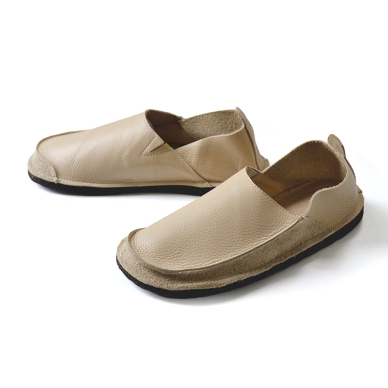 Violet Women's Slip On Round Toe Leather Loafers, view 1