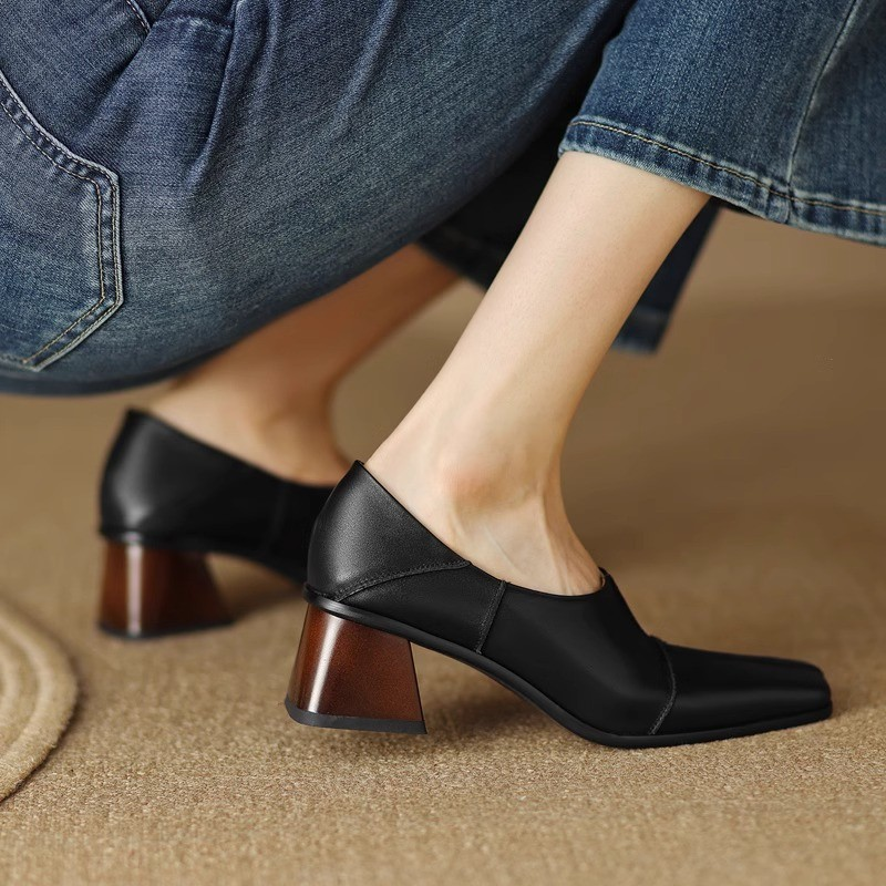 Sylvia Women's Pointed Toe Low Heel Loafers, view 2