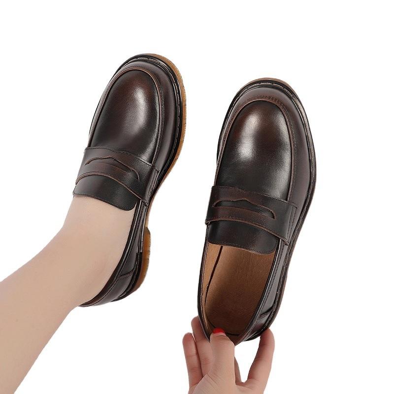 Maisie Women's Full Grain Leather Penny Loafers, view 7