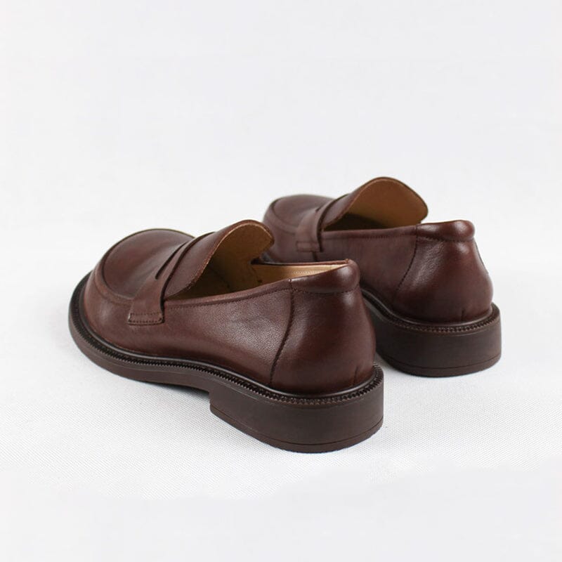 Fay Women's Wide Fit Leather Penny Loafers, view 7
