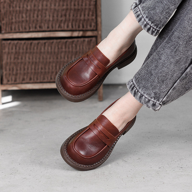 Evie Women's Wide Fit Penny Loafers, view 5