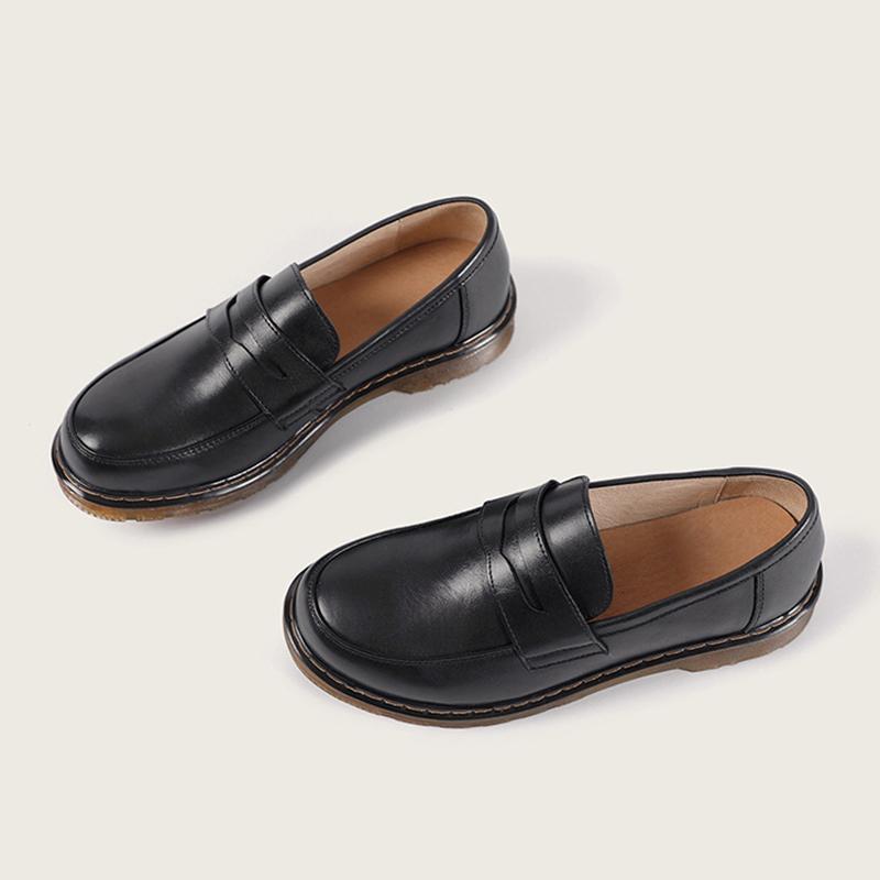 Maisie Women's Full Grain Leather Penny Loafers, view 6