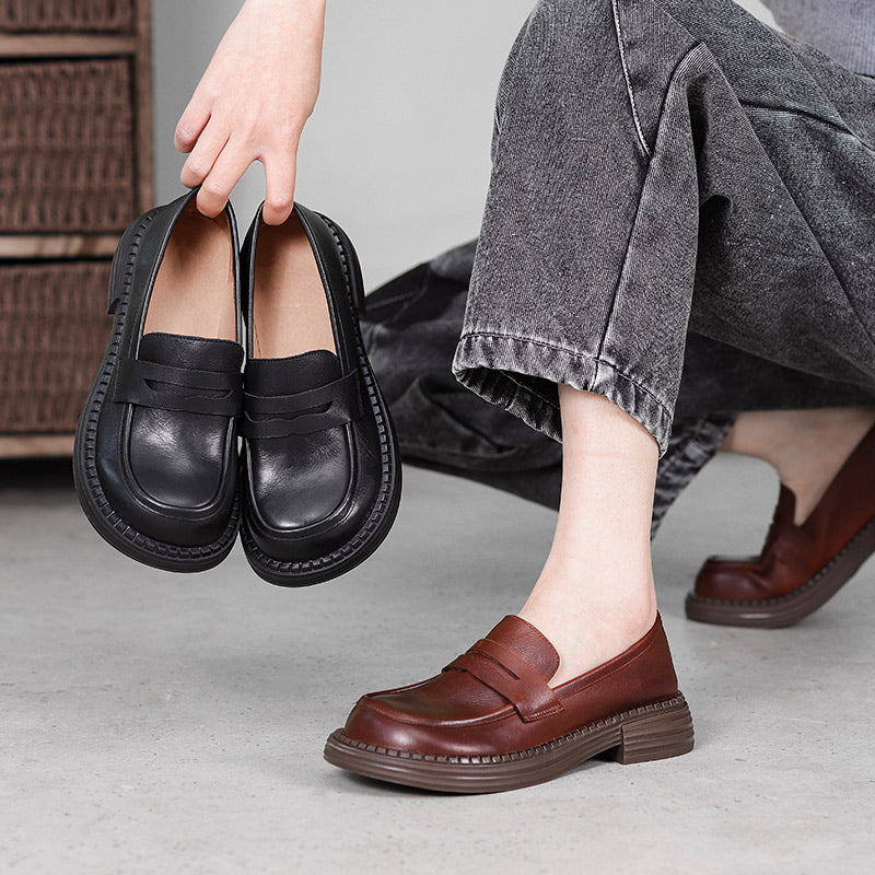 Evie Women's Wide Fit Penny Loafers, view 1