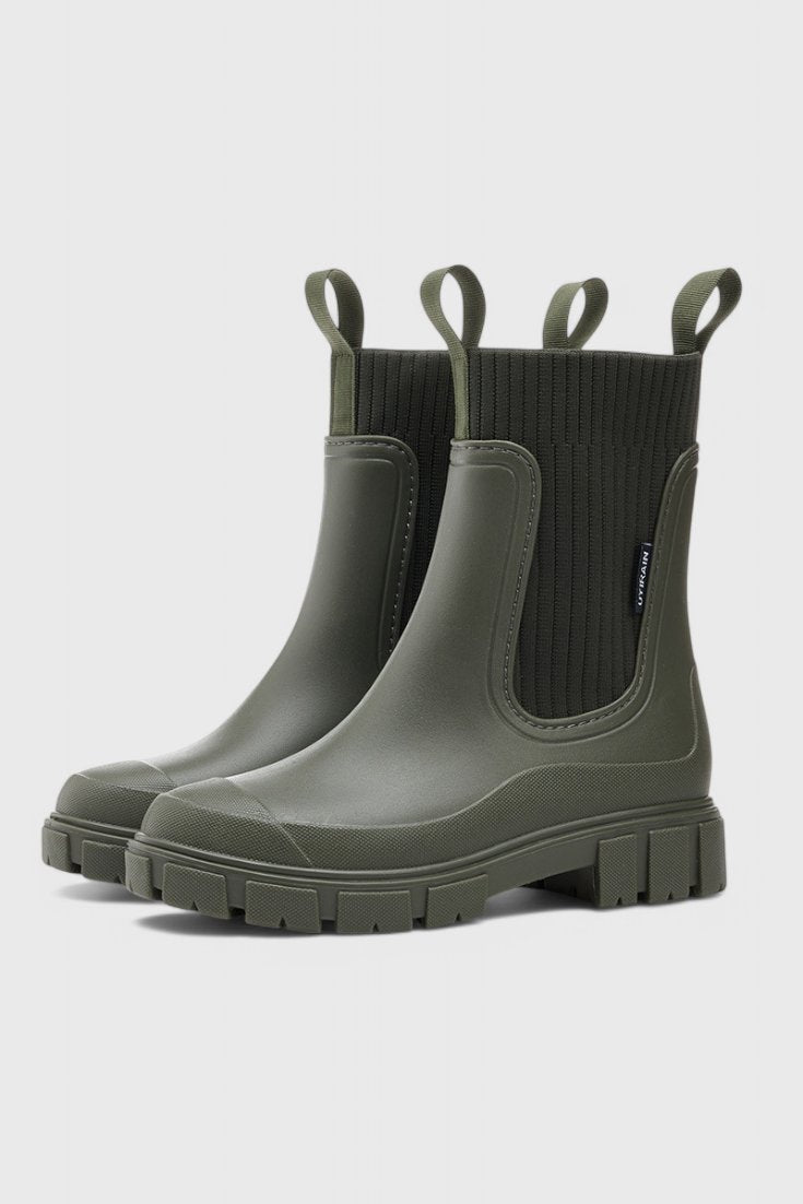 Poppy Women's Ribbed Pull On Chelsea Boots, view 3