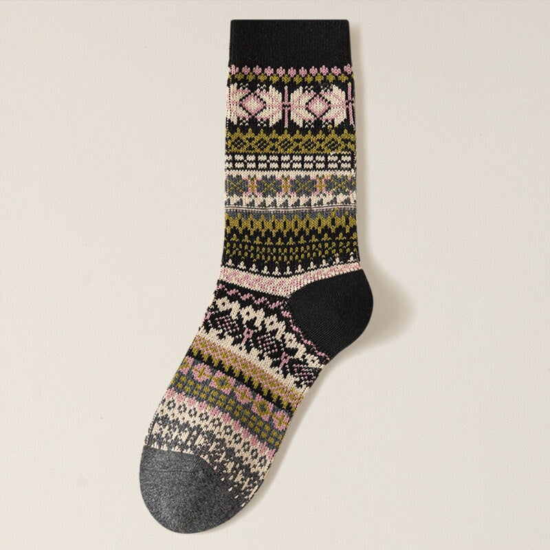 Pippa Women's Floral Cotton Blend Slouch Socks, view 10