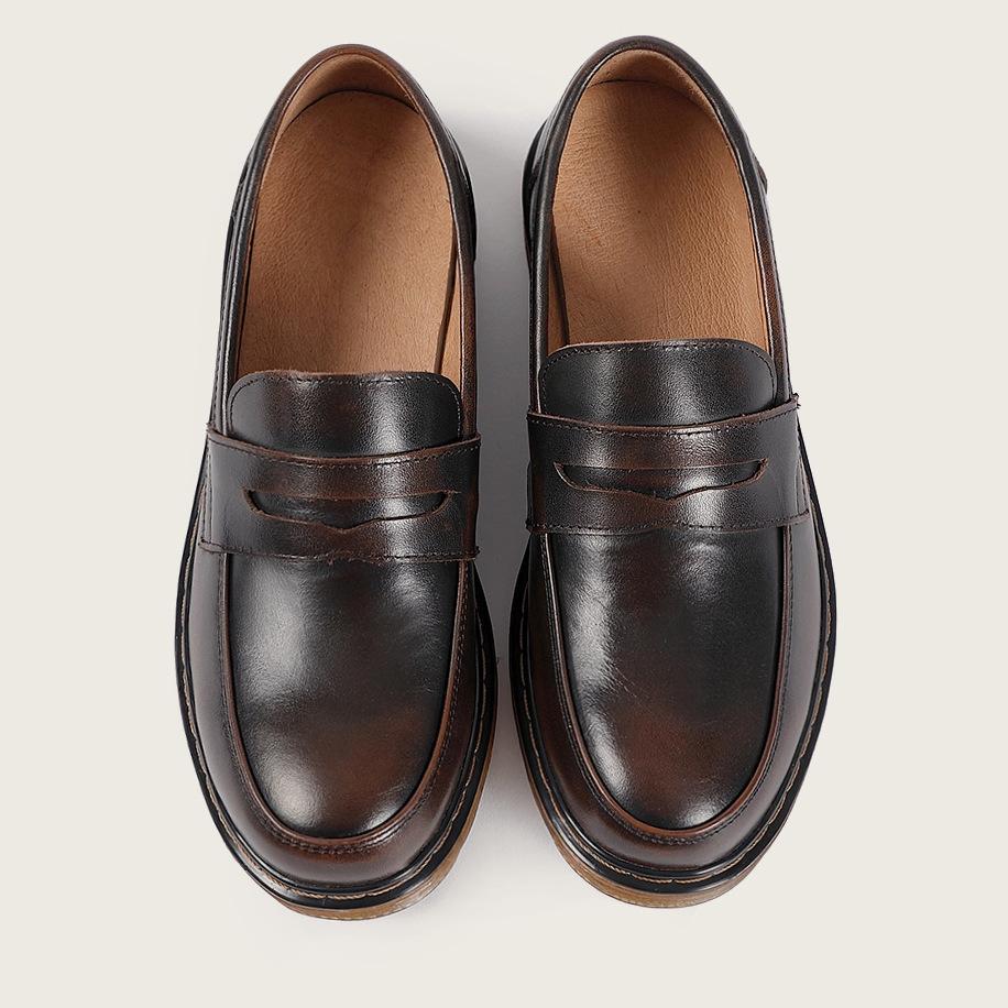 Maisie Women's Full Grain Leather Penny Loafers, view 4