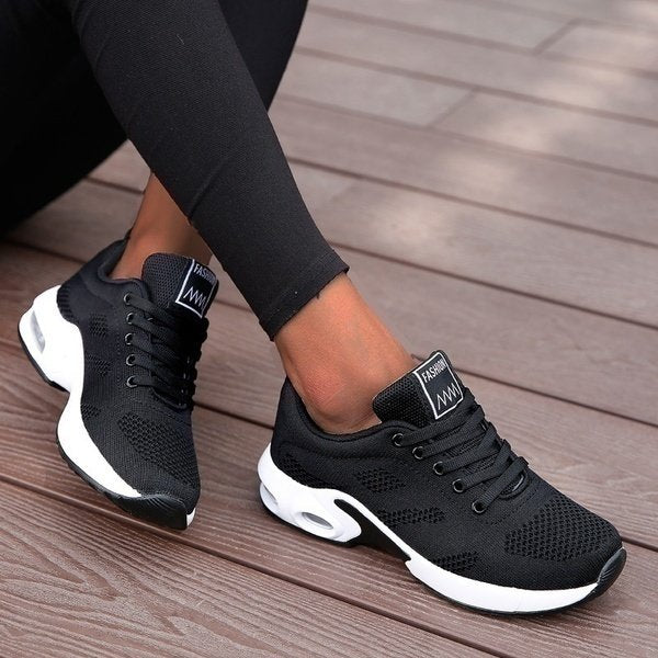 Willow Women's Mesh Lace Up Trainers, view 1