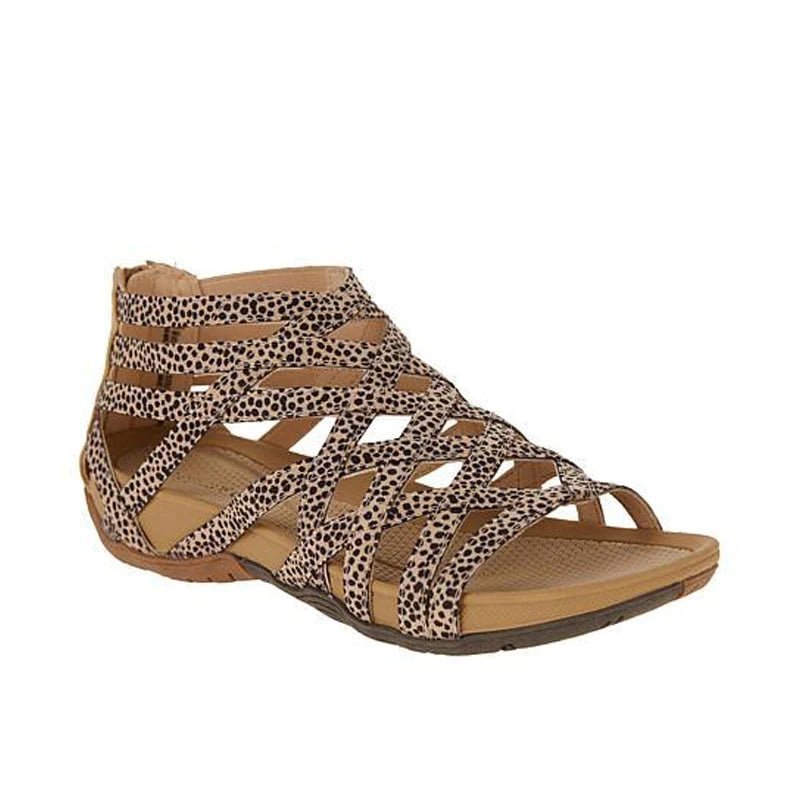 Harriet Women's Adjustable Strappy Flat Sandals, view 4
