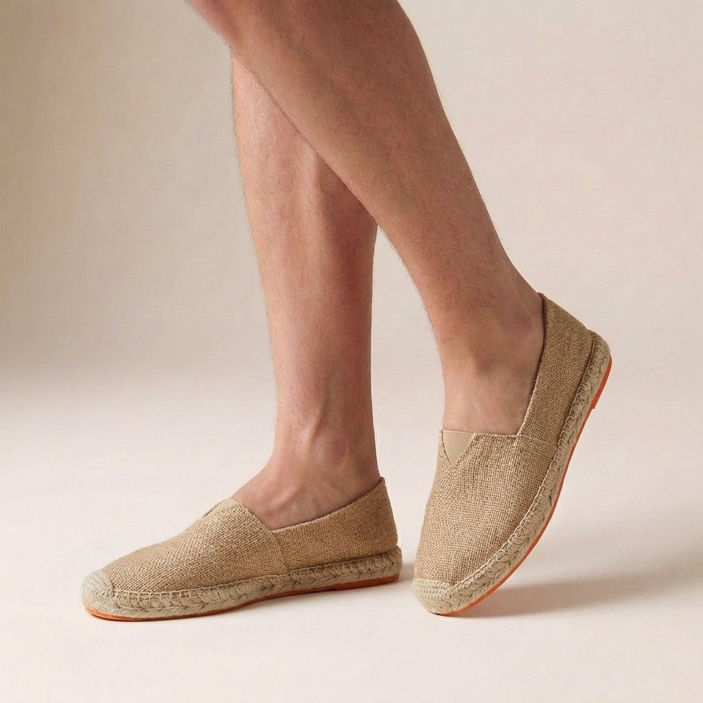 Wren Women's Jute Sole Slip On Flat Shoes, view 5